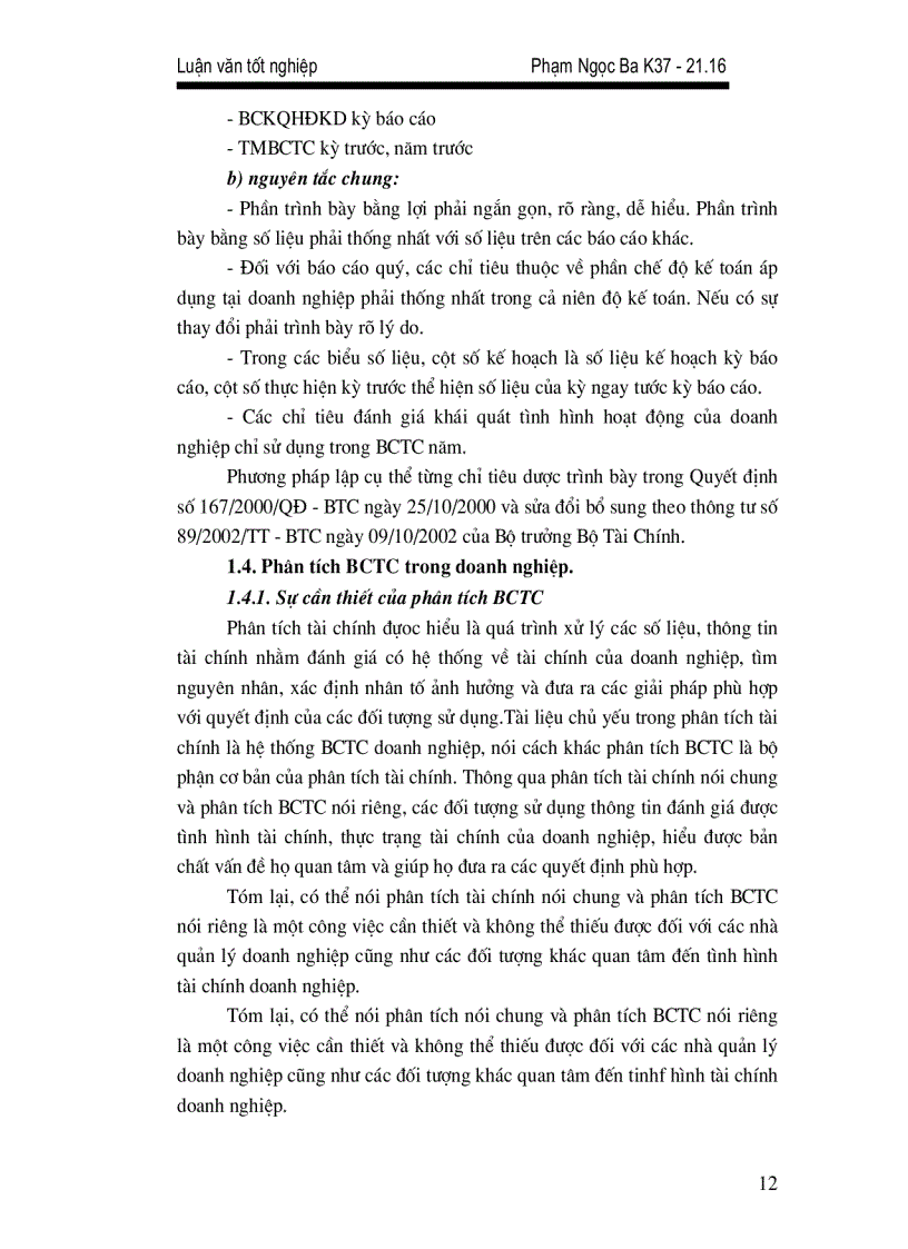 image for page Tổ chức lập và phân tích báo cáo tài chính trong doanh nghiệp