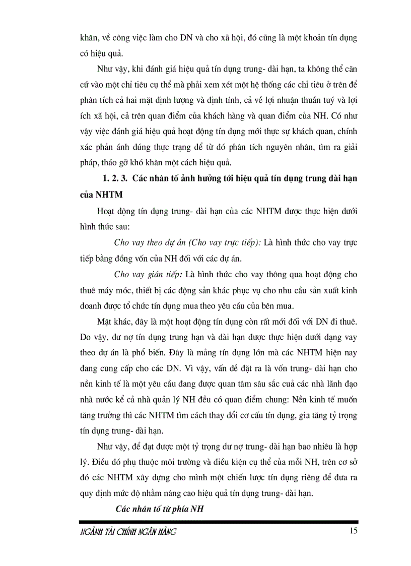 image for page Giải pháp nâng cao hiệu quả tín dụng trung dài hạn tại Ngân Hàng đầu tư và phát triển Việt Nam