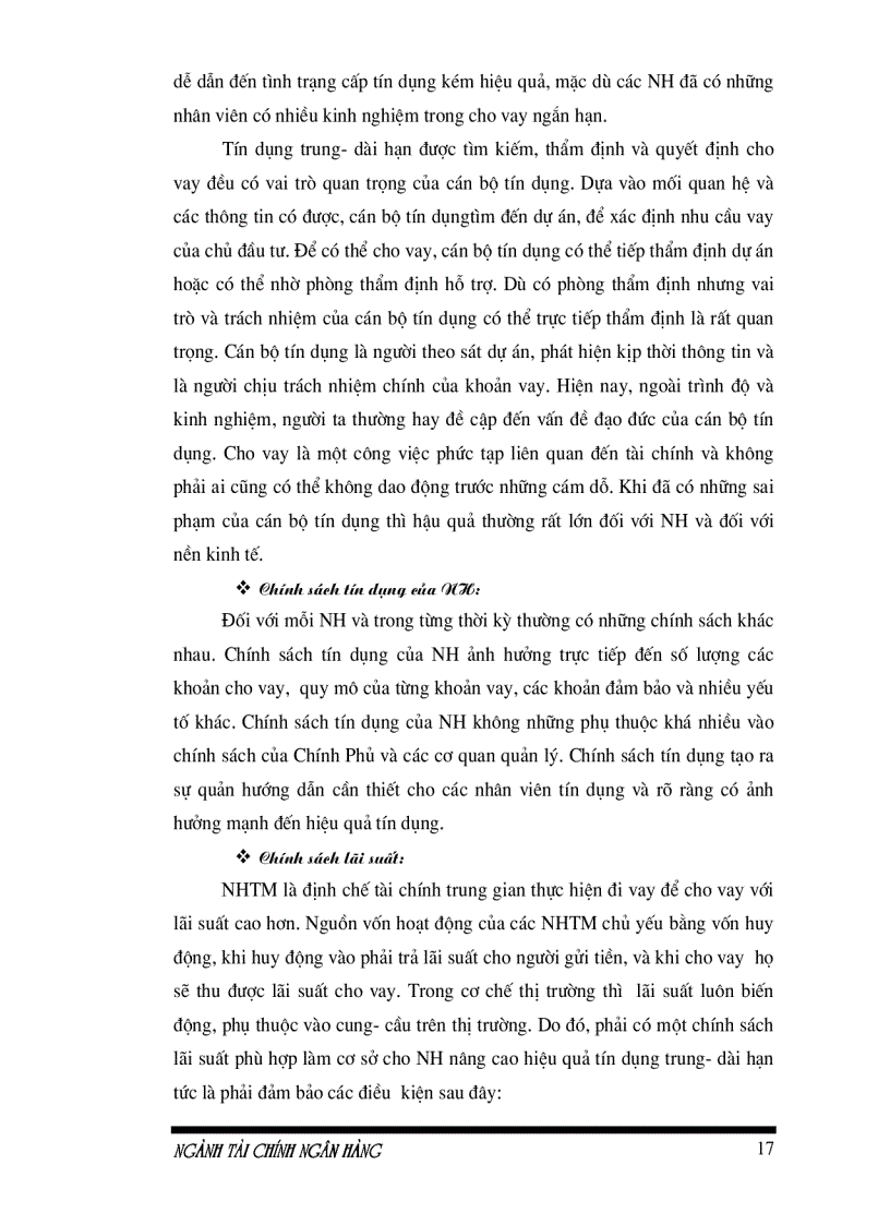 image for page Giải pháp nâng cao hiệu quả tín dụng trung dài hạn tại Ngân Hàng đầu tư và phát triển Việt Nam