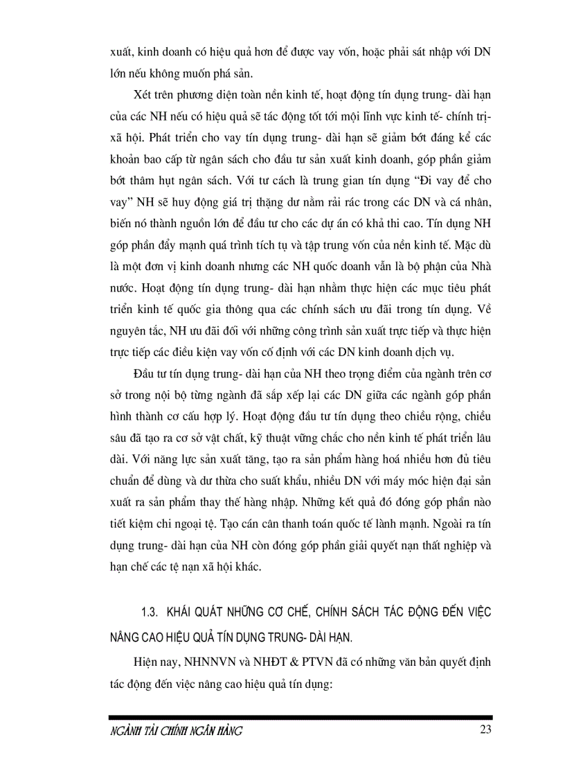 image for page Giải pháp nâng cao hiệu quả tín dụng trung dài hạn tại Ngân Hàng đầu tư và phát triển Việt Nam