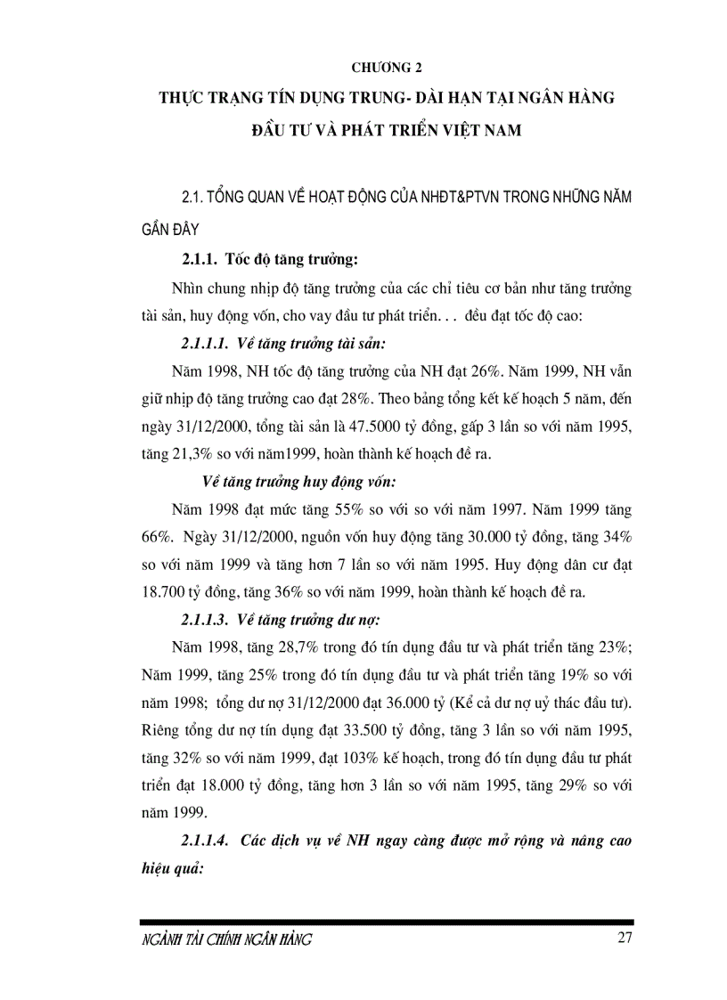 image for page Giải pháp nâng cao hiệu quả tín dụng trung dài hạn tại Ngân Hàng đầu tư và phát triển Việt Nam