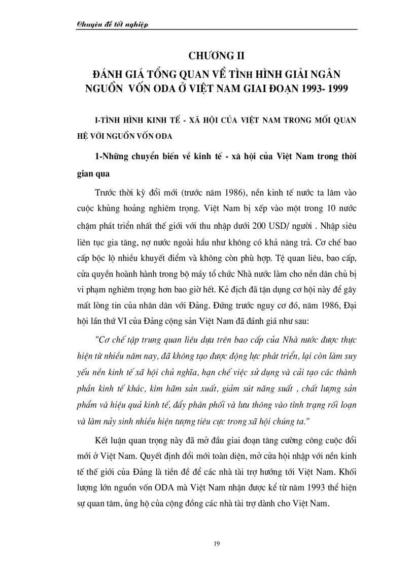 image for page Những giải pháp nhằm đẩy nhanh tiến độ giải ngân nguồn vốn hỗ trợ phát triển chính thức ODA tại Việt Nam giai đoạn 2001 2005