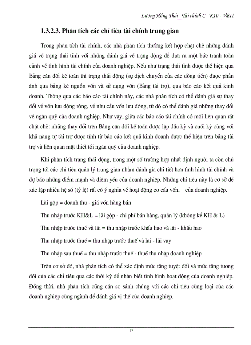 image for page Phân tích tình hình tài chính Công ty cổ phần Sao Việt