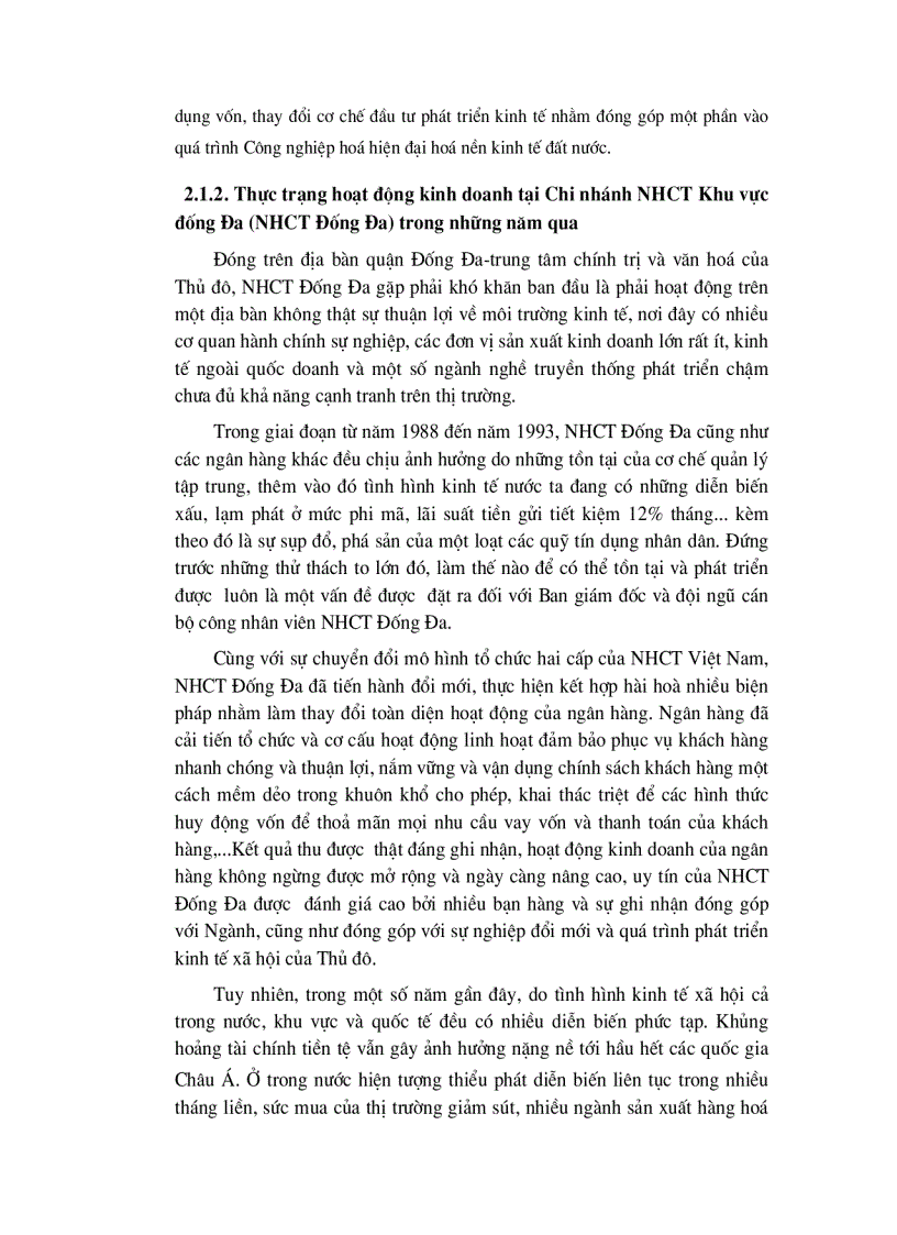 image for page Giải pháp nâng cao chất lượng tín dụng khi cho vay Doanh nghiệp Nhà nước tại Chi nhánh Ngân hàng Công thương Khu vực Đống Đa