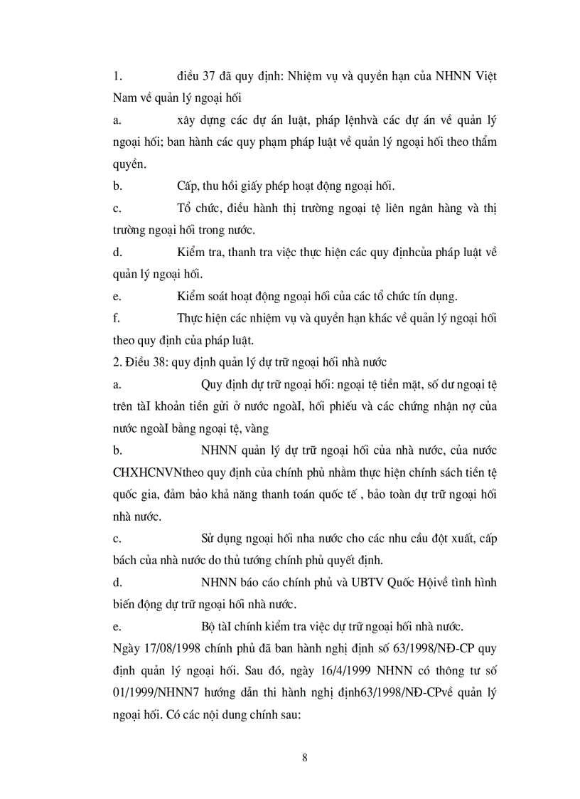 image for page Đánh giá về hoạt động quản lý hoạt động ngoại hối của NHNN Việt Nam thời gian qua và những kiên nghị