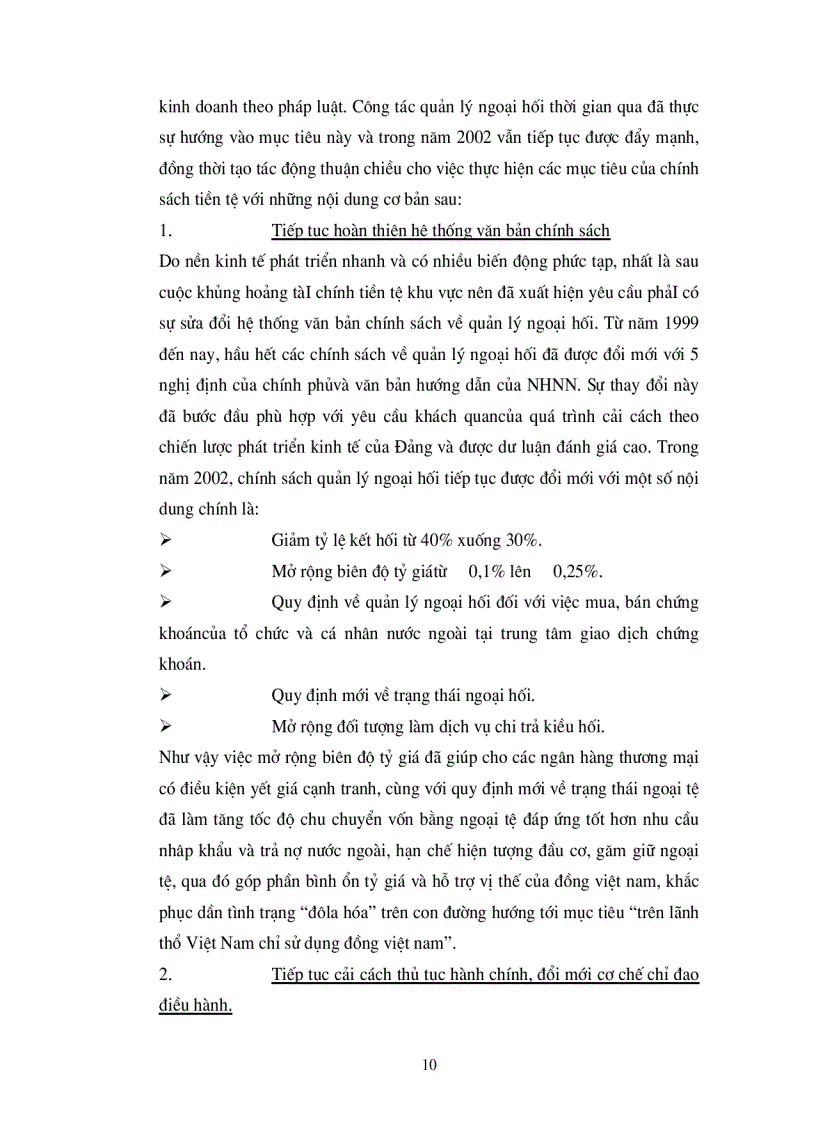 image for page Đánh giá về hoạt động quản lý hoạt động ngoại hối của NHNN Việt Nam thời gian qua và những kiên nghị
