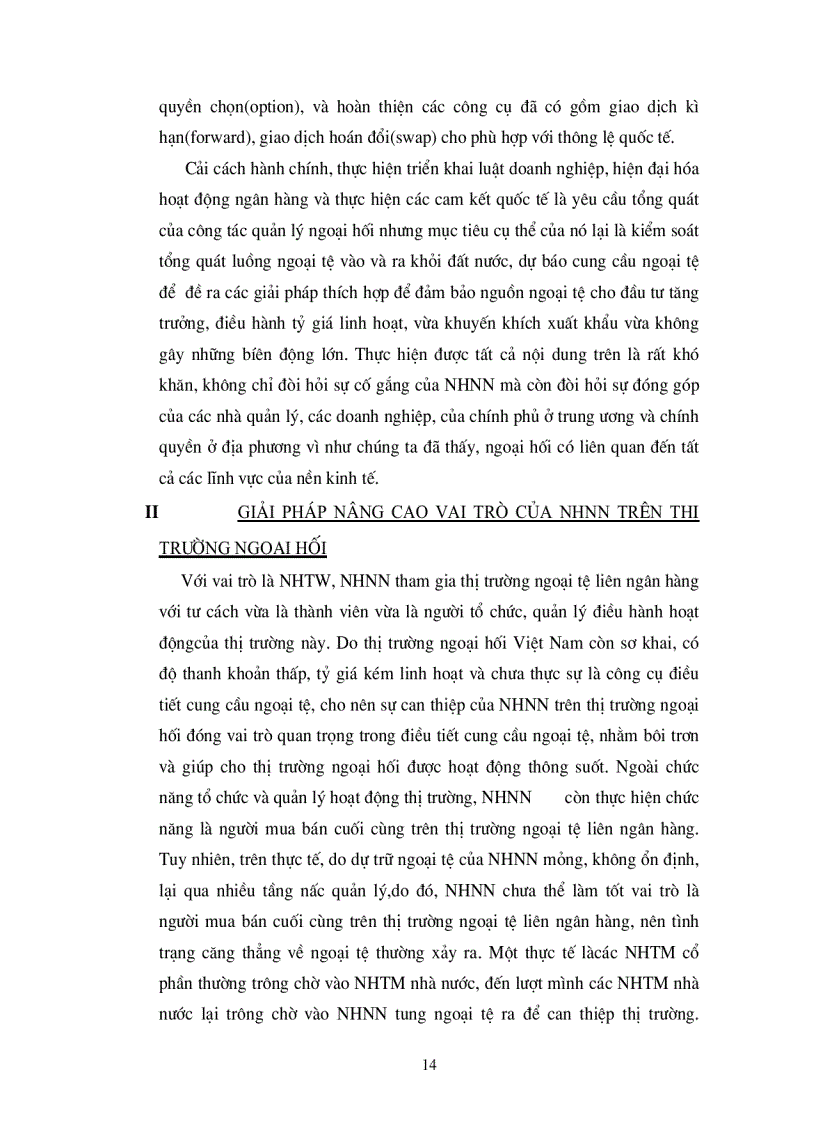 image for page Đánh giá về hoạt động quản lý hoạt động ngoại hối của NHNN Việt Nam thời gian qua và những kiên nghị