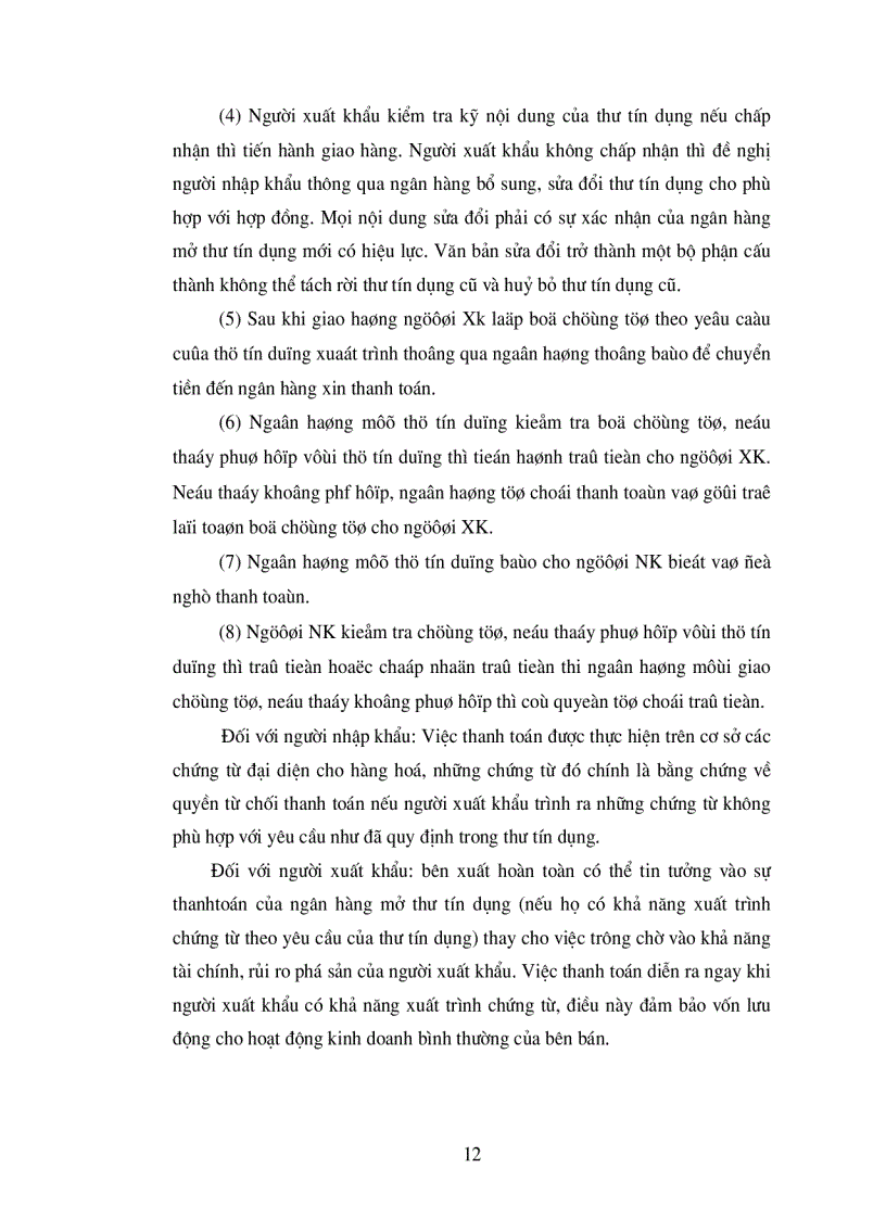 image for page Giải pháp hoàn thiện hoạt động thanh toán quốc tế tại ngân hàng Nông nghiệp và phát triển nông thôn tại chi nhánh tỉnh Nam Định