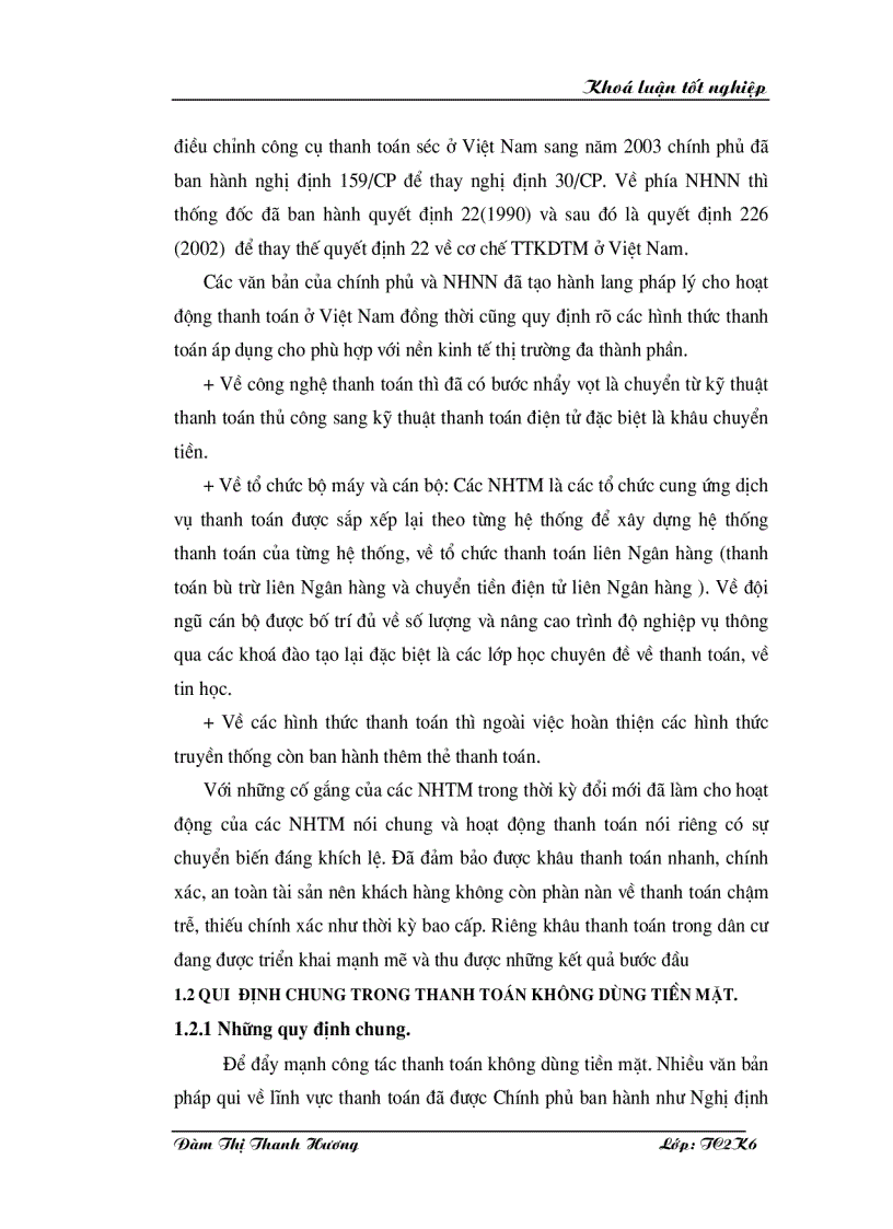 image for page Một số vấn đề về Thanh toán không dùng tiền mặt tại NHĐT PT Cao Bằng Thực trạng và giải pháp