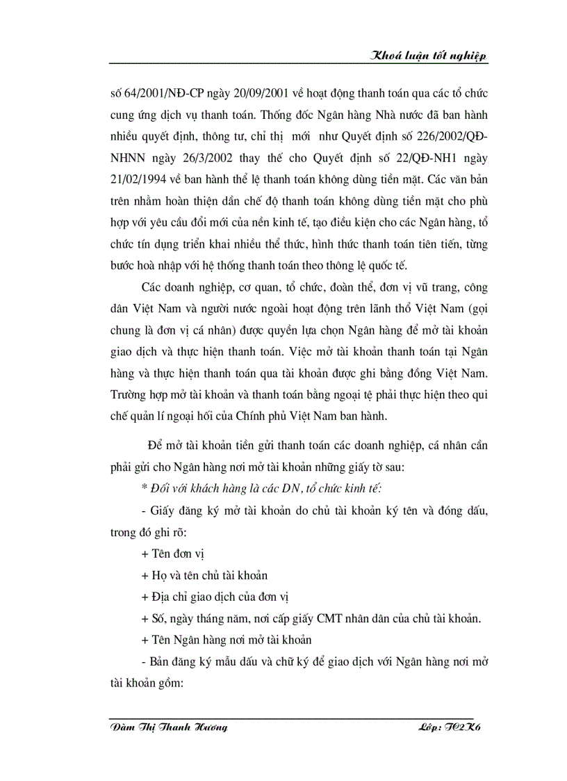 image for page Một số vấn đề về Thanh toán không dùng tiền mặt tại NHĐT PT Cao Bằng Thực trạng và giải pháp