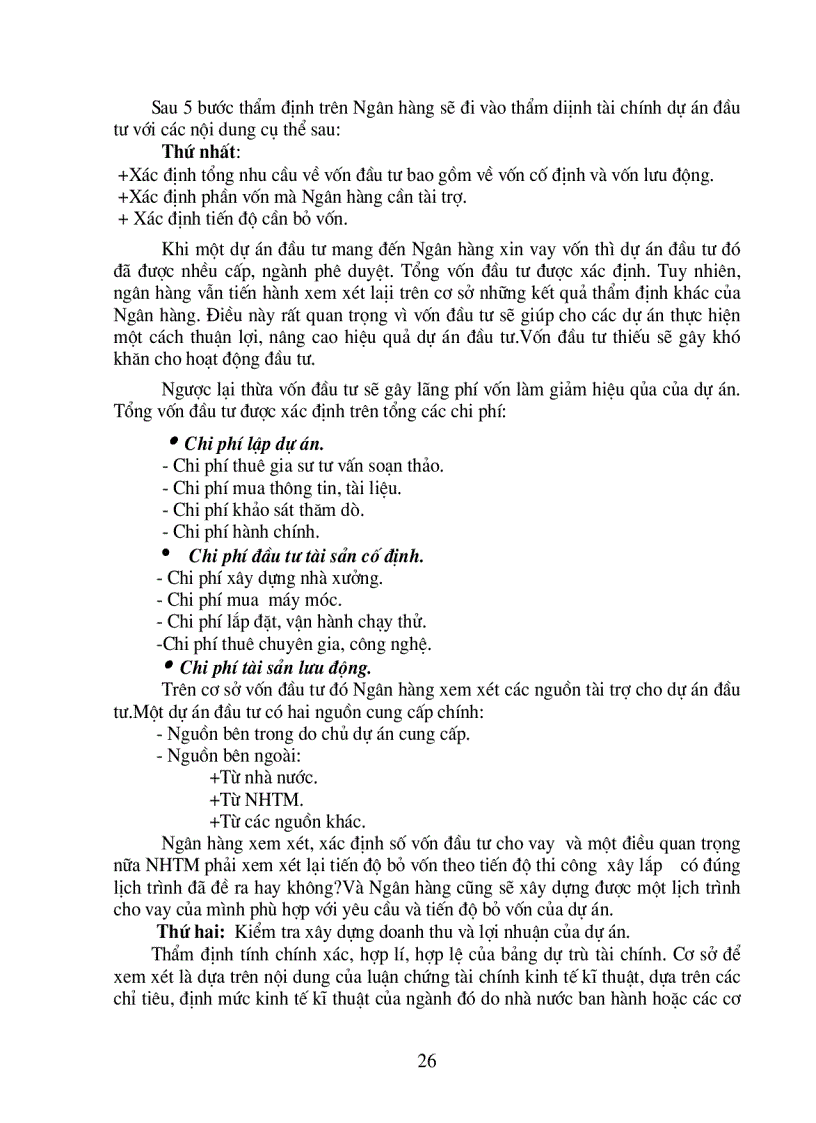 image for page Giải pháp nâng cao chất lượng thẩm định tài chính dự án đầu tư tại Ngân hàng Công thương Đống Đa