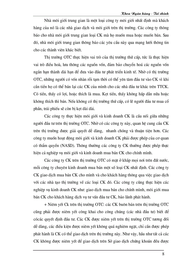 image for page Phát huy vai trò của Ngân hàng thương mại đối với sự phát triển của thị trường chứng khoán Việt Nam