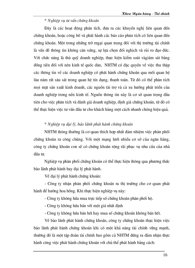 image for page Phát huy vai trò của Ngân hàng thương mại đối với sự phát triển của thị trường chứng khoán Việt Nam