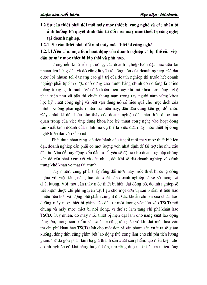 image for page Những giải pháp chủ yếu huy động vốn đổi mới thiết bị công nghệ tại Công ty Cổ phần dệt 10 10