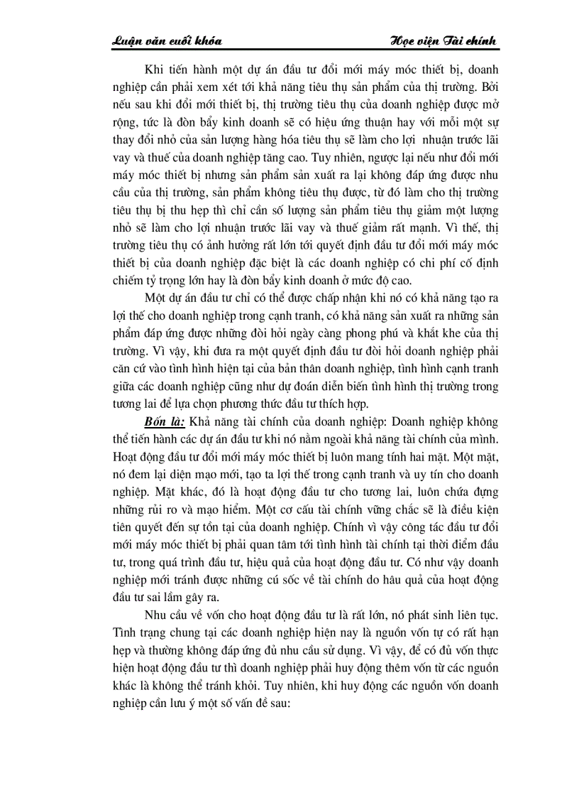 image for page Những giải pháp chủ yếu huy động vốn đổi mới thiết bị công nghệ tại Công ty Cổ phần dệt 10 10