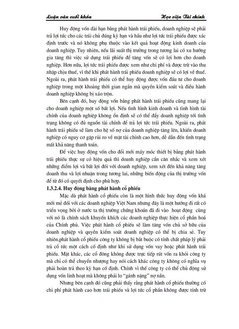 image for page Những giải pháp chủ yếu huy động vốn đổi mới thiết bị công nghệ tại Công ty Cổ phần dệt 10 10