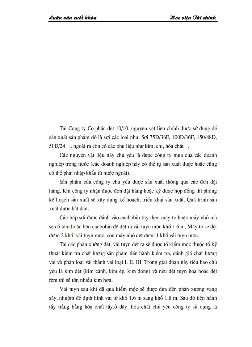 image for page Những giải pháp chủ yếu huy động vốn đổi mới thiết bị công nghệ tại Công ty Cổ phần dệt 10 10