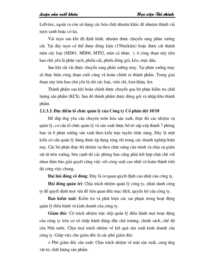 image for page Những giải pháp chủ yếu huy động vốn đổi mới thiết bị công nghệ tại Công ty Cổ phần dệt 10 10