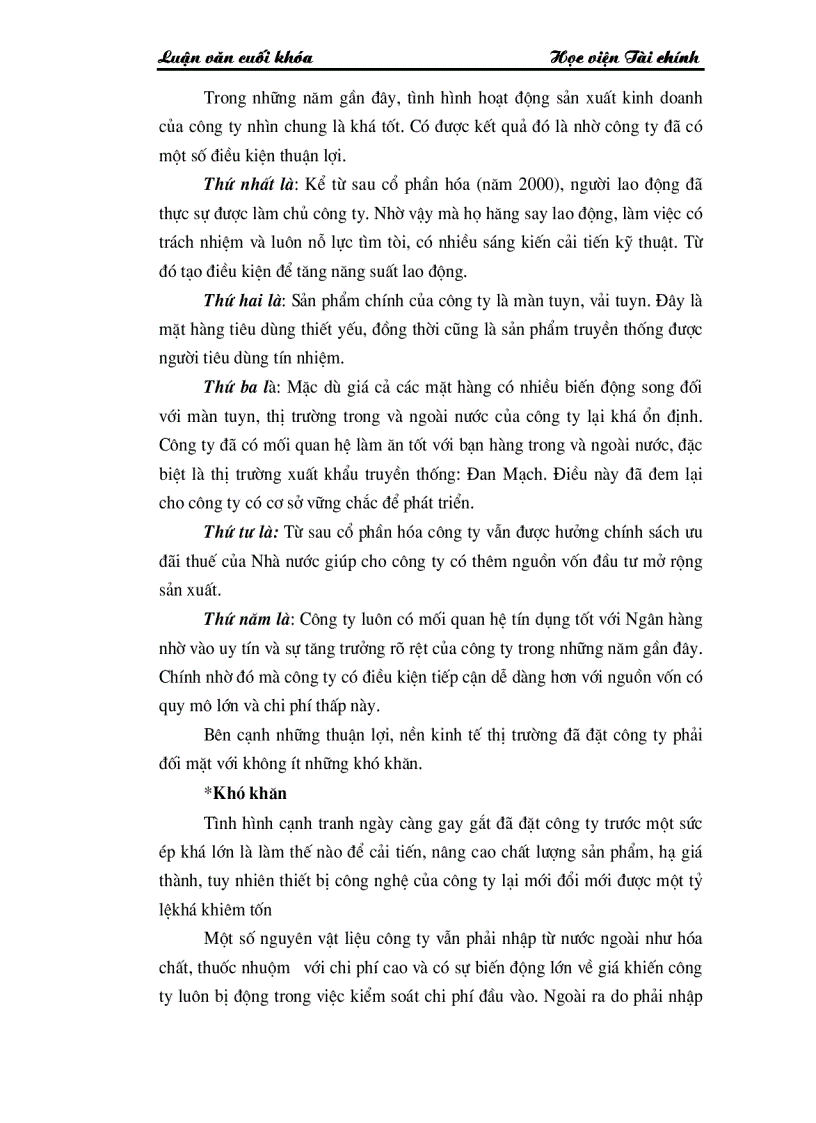 image for page Những giải pháp chủ yếu huy động vốn đổi mới thiết bị công nghệ tại Công ty Cổ phần dệt 10 10