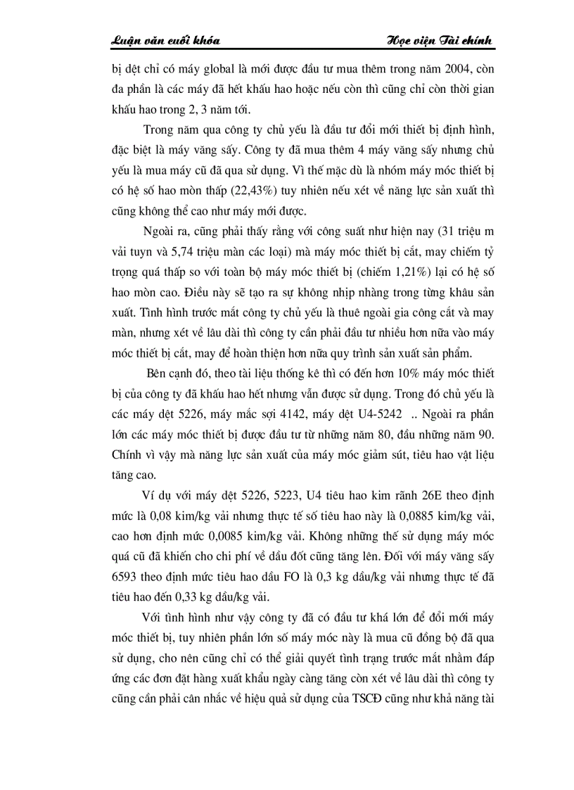 image for page Những giải pháp chủ yếu huy động vốn đổi mới thiết bị công nghệ tại Công ty Cổ phần dệt 10 10