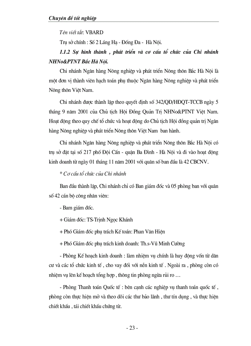 image for page Giải pháp nâng cao chất lượng công tác huy động vốn tại Ngân Hàng Nông nghiệp và Phát triển Nông thôn Bắc Hà Nội