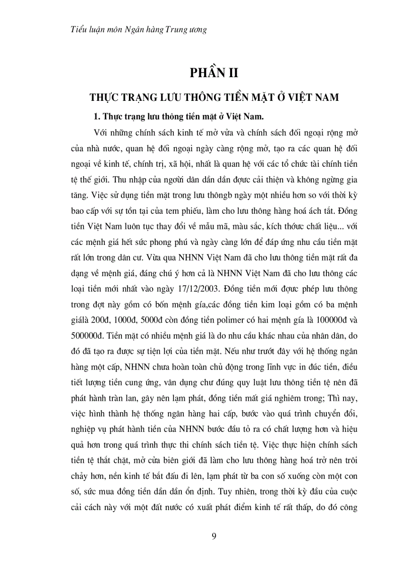 image for page Thực trạng lưu thông tiền mặt ở Việt Nam và những biện pháp nhằm giảm lưu thông tiền mặt