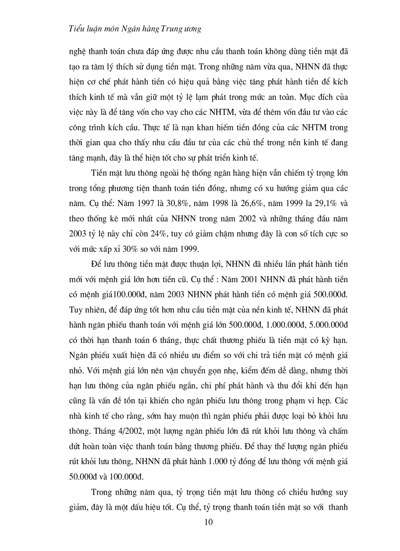 image for page Thực trạng lưu thông tiền mặt ở Việt Nam và những biện pháp nhằm giảm lưu thông tiền mặt