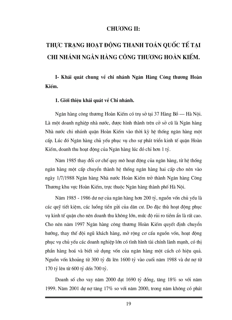image for page Giải pháp phát triển hoạt động thanh toán quốc tế tại Chi nhánh Ngân hàng công thương Hoàn Kiếm