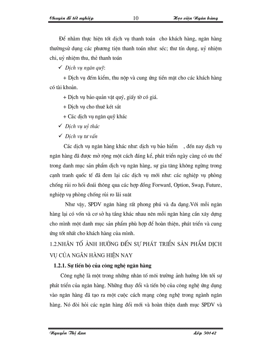 image for page Giải pháp phát triển sản phẩm dịch vụ tại NHĐT PT Hà Tây