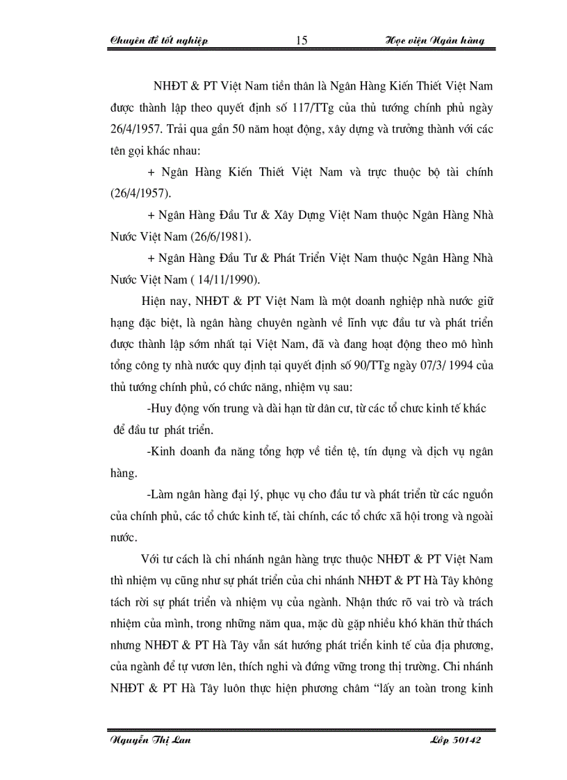 image for page Giải pháp phát triển sản phẩm dịch vụ tại NHĐT PT Hà Tây