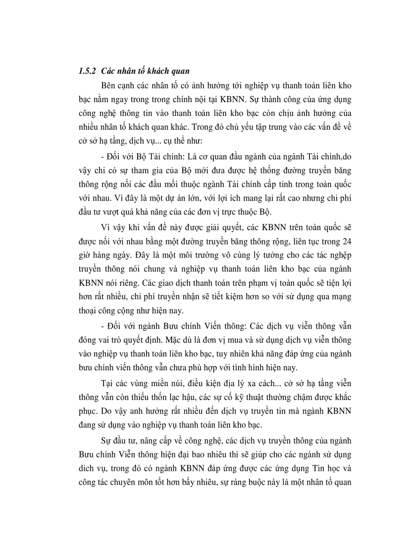 image for page Ứng dụng công nghệ thông tin trong nghiệp vụ thanh toán LKB tại KBNN Tỉnh Hà Giang