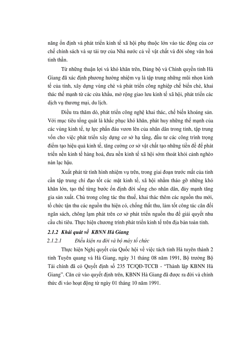 image for page Ứng dụng công nghệ thông tin trong nghiệp vụ thanh toán LKB tại KBNN Tỉnh Hà Giang