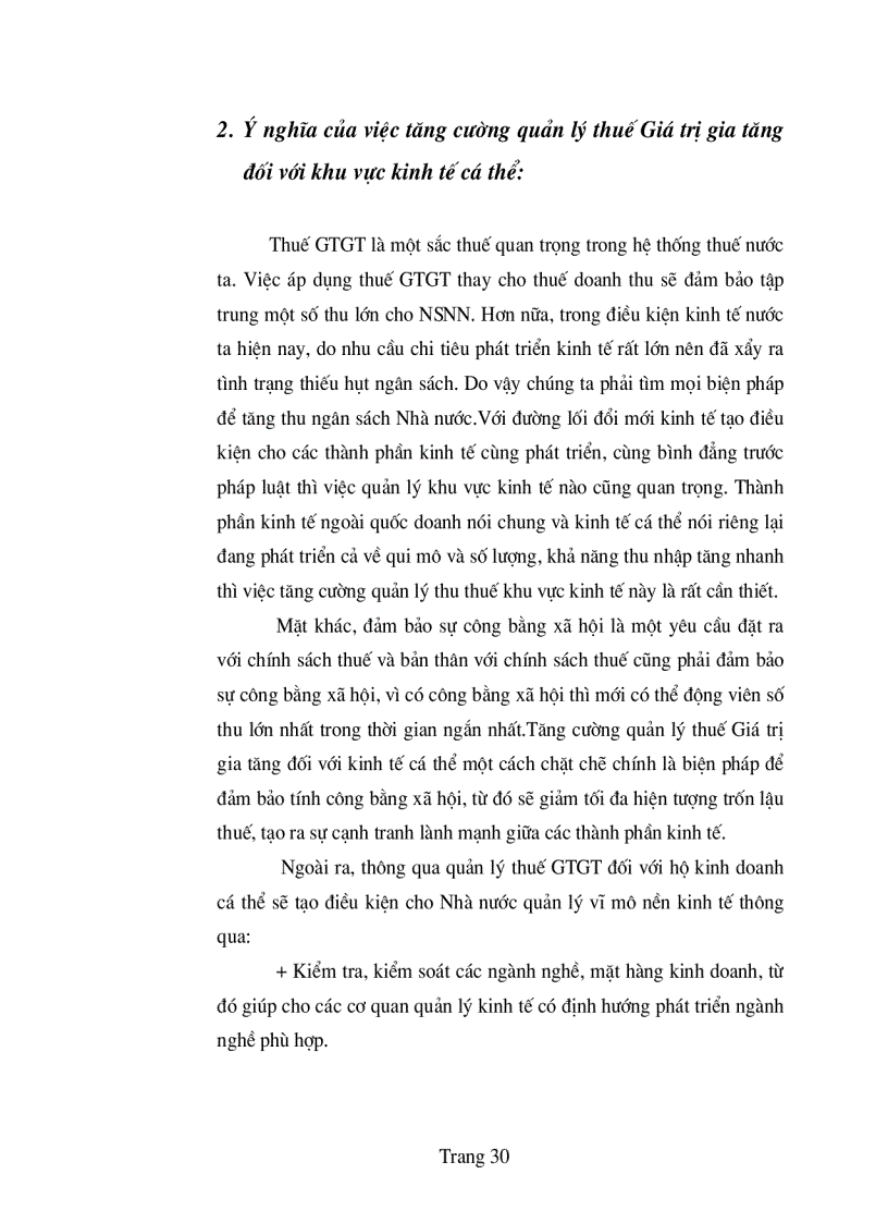 image for page Bàn về công tác quản lí thu thuế giá trị gia tăng ở khu vực kinh tế cá thể trên địa bàn quận Ba Đình