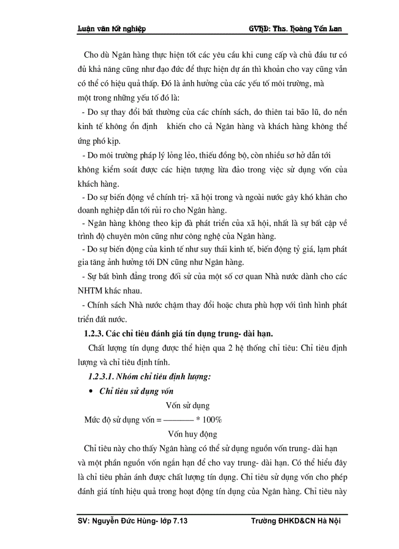 image for page Một số giải pháp nâng cao chất lượng tín dụng trung dài hạn tại Chi nhánh Ngân hàng ĐT PT Hải Dương