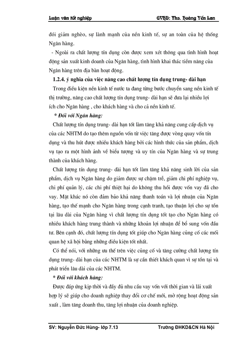 image for page Một số giải pháp nâng cao chất lượng tín dụng trung dài hạn tại Chi nhánh Ngân hàng ĐT PT Hải Dương