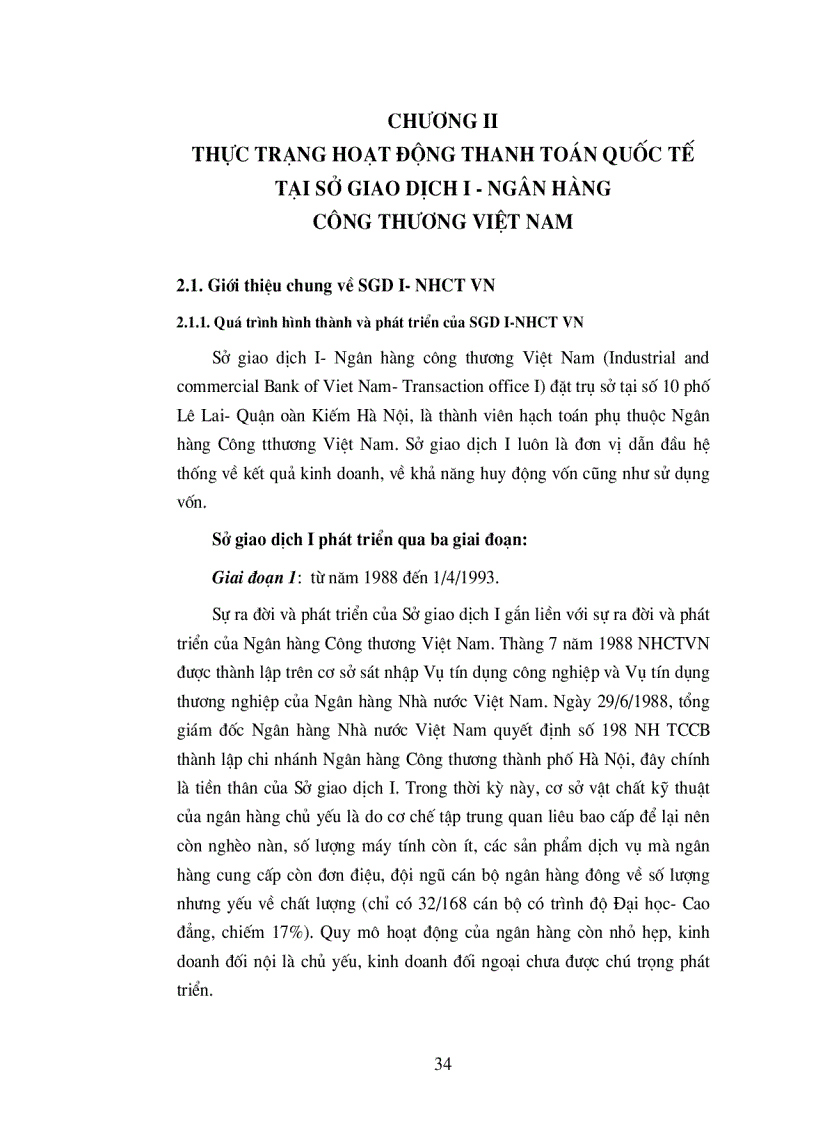 image for page Giải pháp mở rộng hoạt động thanh toán quốc tế tại Sở giao dịch I Ngân hàng Công thương Việt Nam