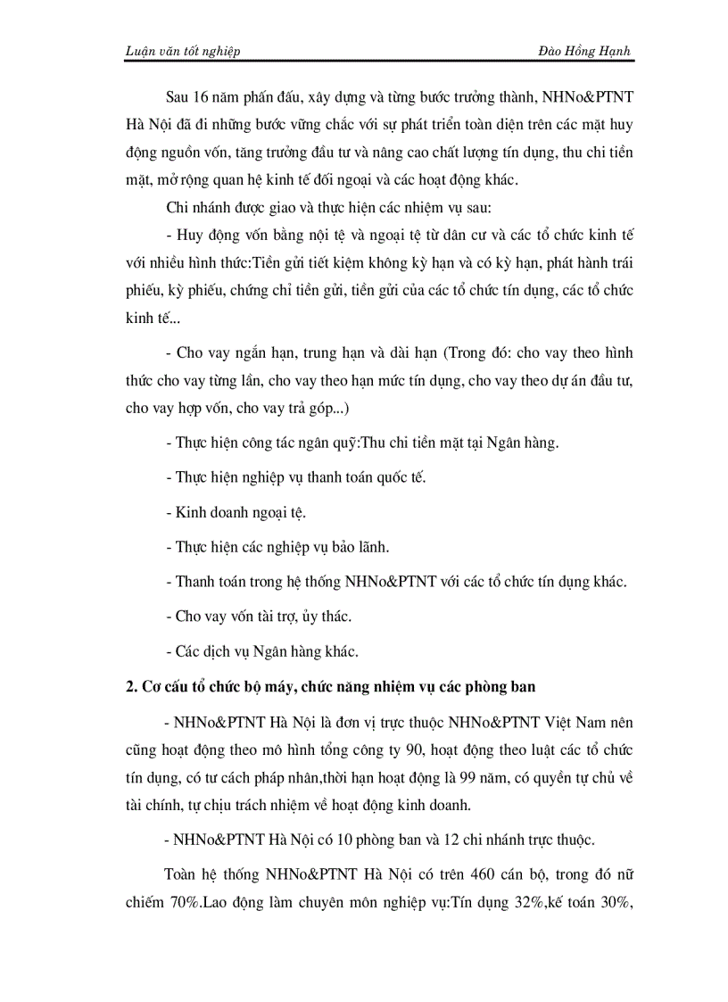 image for page Một số giải pháp phòng ngừa và hạn chế rủi ro tín dụng tại NHNo PTNT Hà Nội