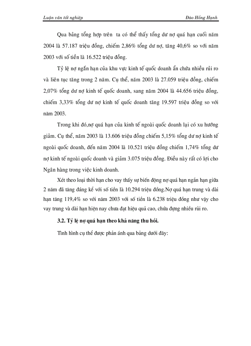 image for page Một số giải pháp phòng ngừa và hạn chế rủi ro tín dụng tại NHNo PTNT Hà Nội