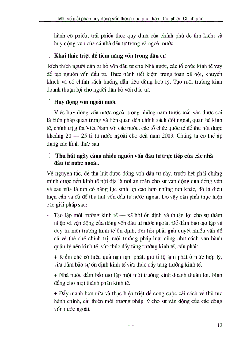 image for page Một số giải pháp huy động vốn thông qua phát hành trái phiếu Chính phủ ở KBNN Hà Tây