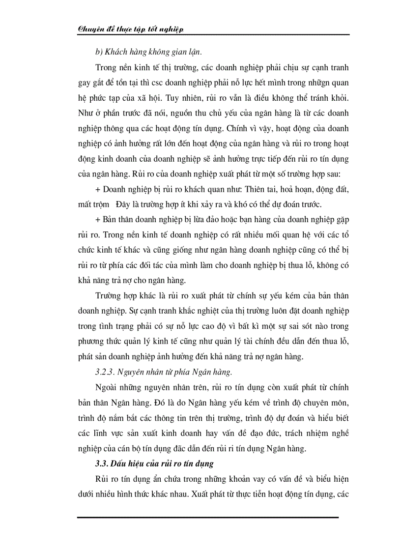 image for page Một số giải pháp hạn chế rủi ro an toàn tín dụng đối với kinh tế ngoài quốc doanh tại Ngân hàng công thương Đống Đa