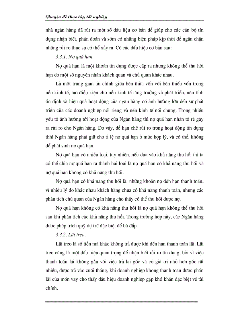 image for page Một số giải pháp hạn chế rủi ro an toàn tín dụng đối với kinh tế ngoài quốc doanh tại Ngân hàng công thương Đống Đa