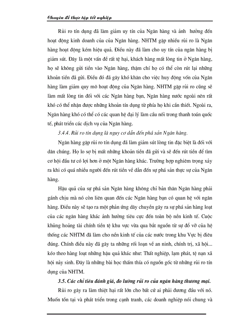 image for page Một số giải pháp hạn chế rủi ro an toàn tín dụng đối với kinh tế ngoài quốc doanh tại Ngân hàng công thương Đống Đa