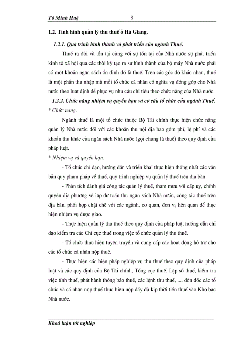 image for page Đổi mới công tác quản lý thu thuế trên địa bàn tỉnh Hà Giang