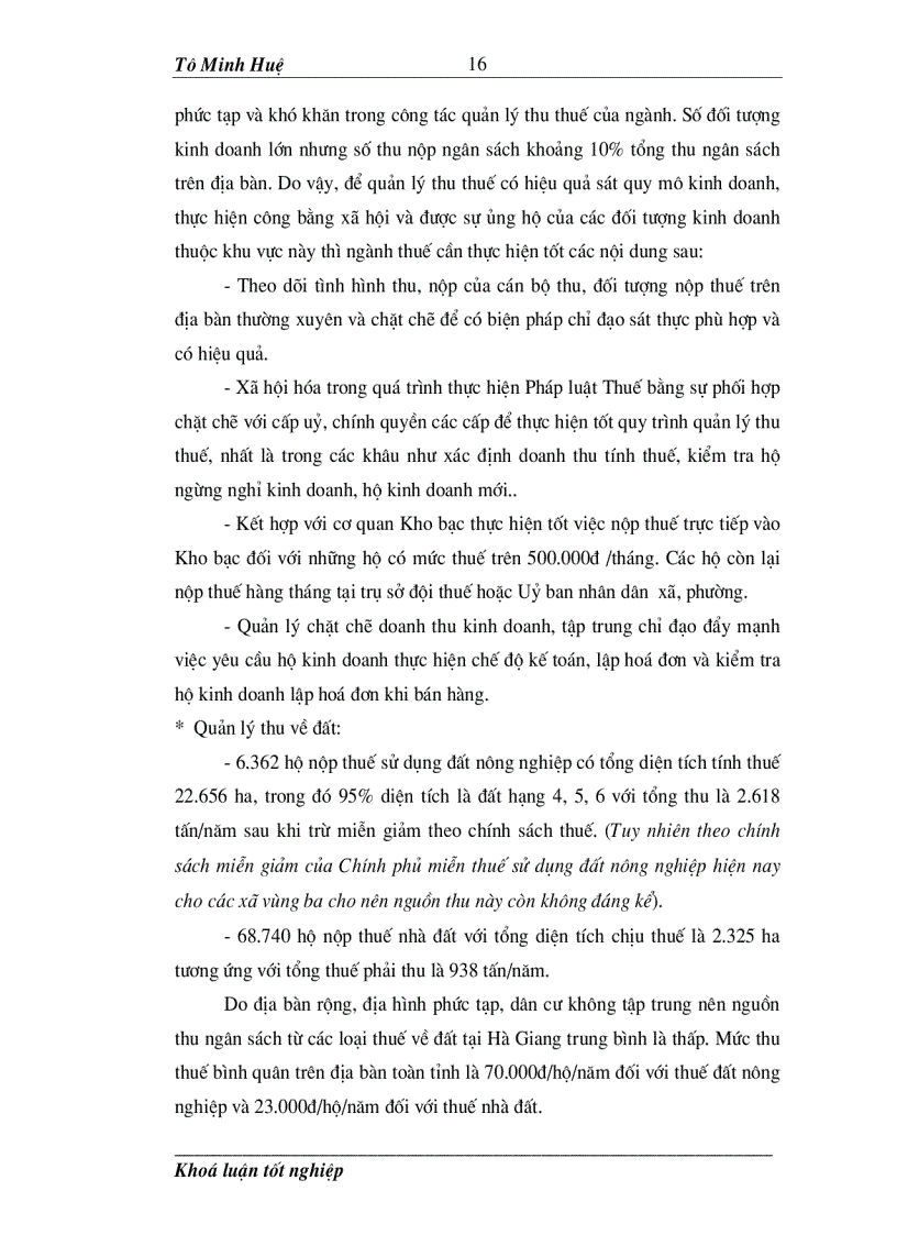 image for page Đổi mới công tác quản lý thu thuế trên địa bàn tỉnh Hà Giang