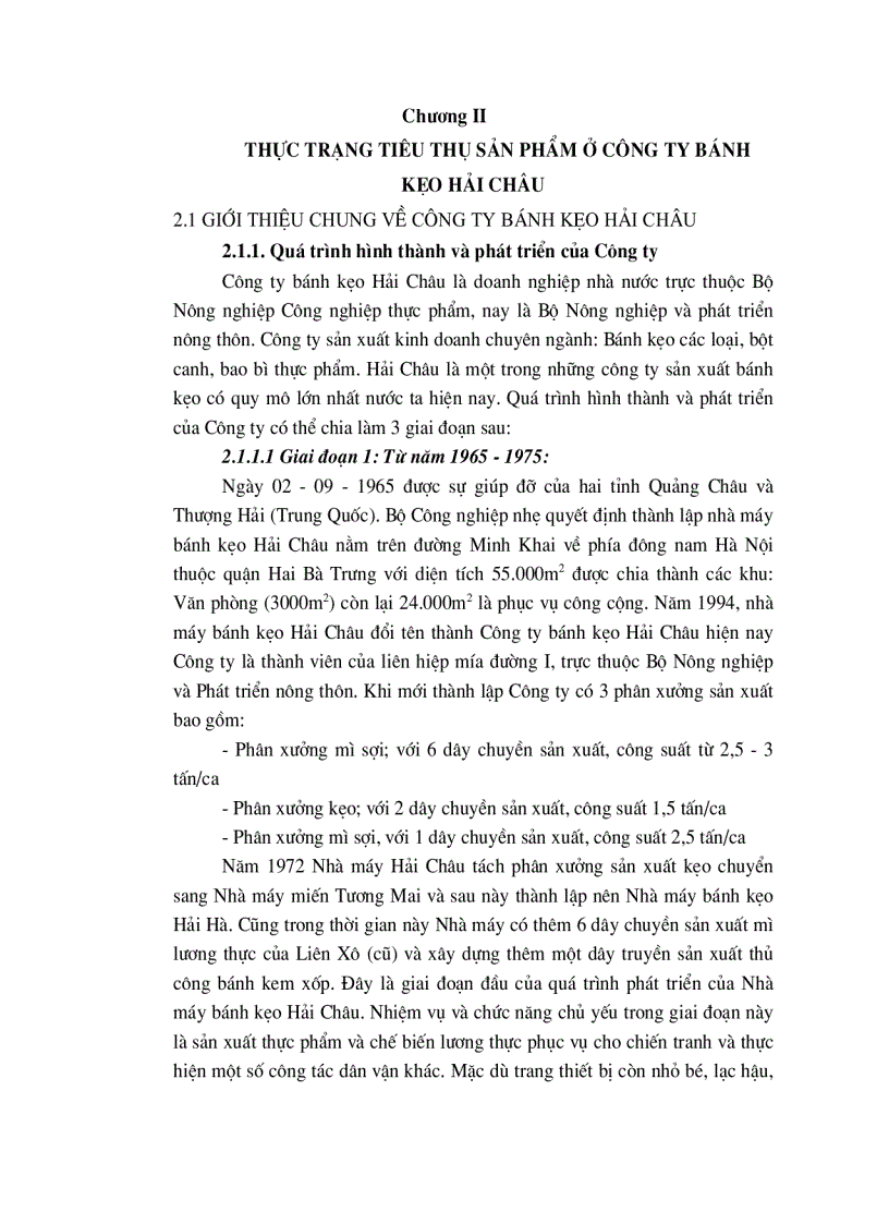 image for page Đẩy mạnh tiêu thụ sản phẩm tại Công ty bánh kẹo Hải Châu