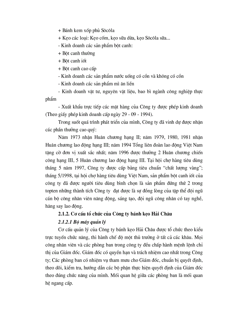 image for page Đẩy mạnh tiêu thụ sản phẩm tại Công ty bánh kẹo Hải Châu