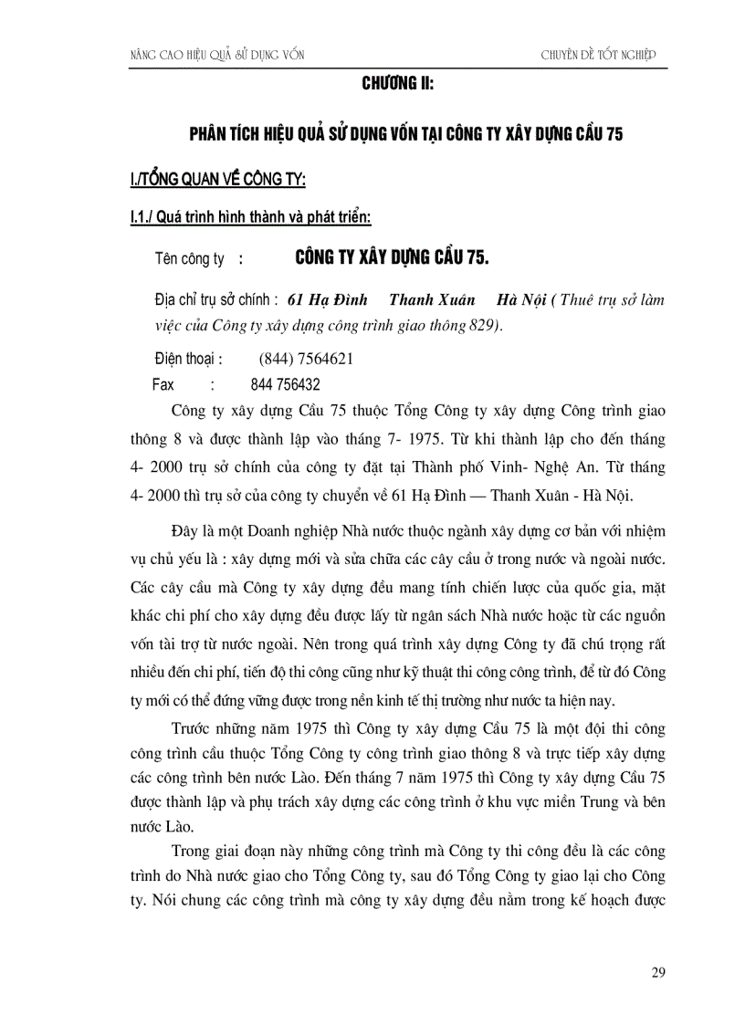 image for page Một số biện pháp nhằm nâng cao hiệu quả sử dụng vốn tại Công ty xây dựng Cầu 75