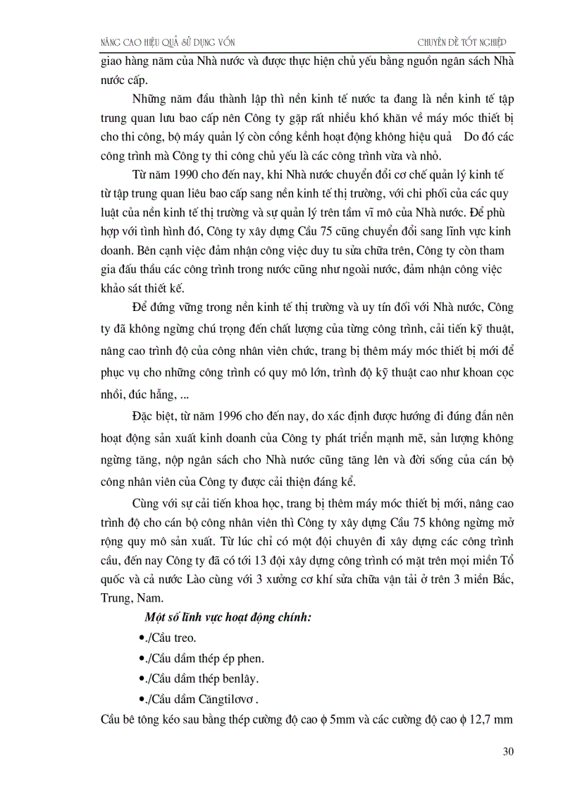 image for page Một số biện pháp nhằm nâng cao hiệu quả sử dụng vốn tại Công ty xây dựng Cầu 75