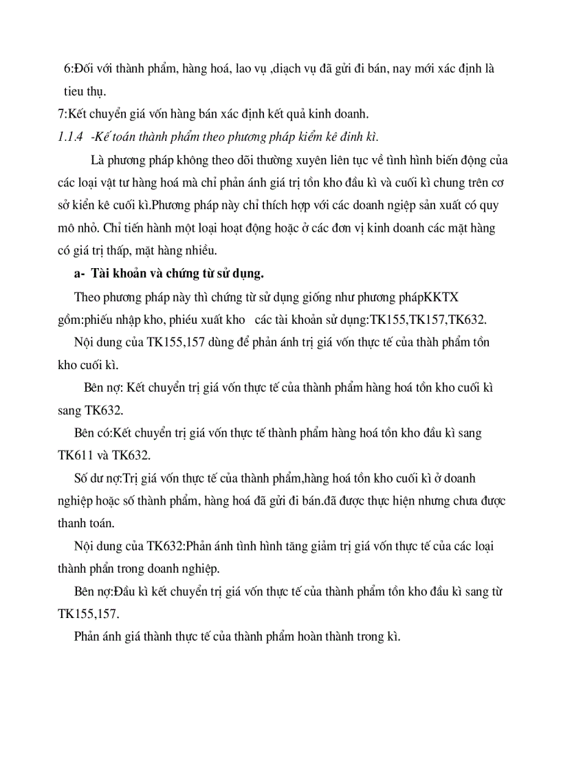 image for page Tổ chức hạch toán thành phẩm tiêu thụ thành phẩm ở công ty rau quả việt nam