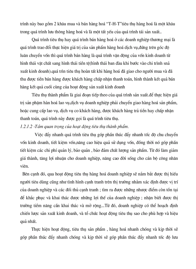 image for page Tổ chức hạch toán thành phẩm tiêu thụ thành phẩm ở công ty rau quả việt nam